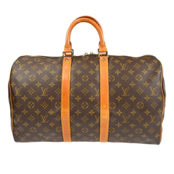 Louis Vuitton Keepall 45 Travel Duffle Handbag Monogram - Picture 1 of 12